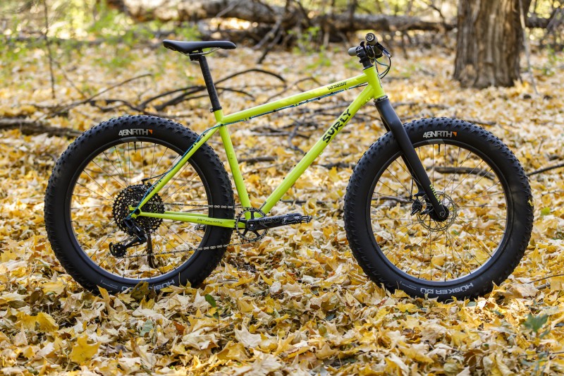 Side view of Dan's Surly Wednesday fat bike