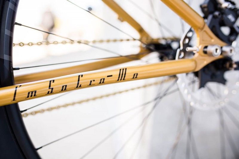 Chainstay of Nik's Kona Unit