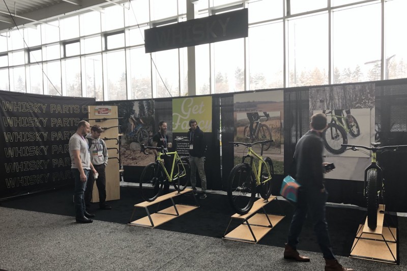 The Whisky Parts Co. booth at Frostbike 2019