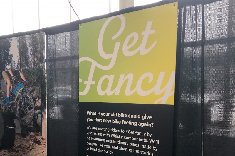 Introducing #GetFancy to the crowd at FrostBike 2019