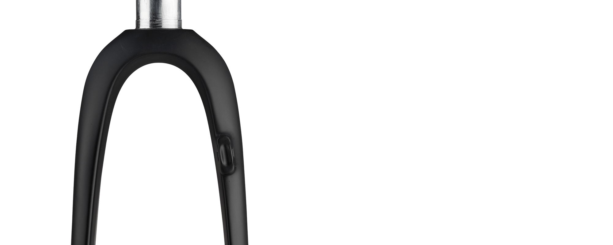 Close-up of the top of the fork
