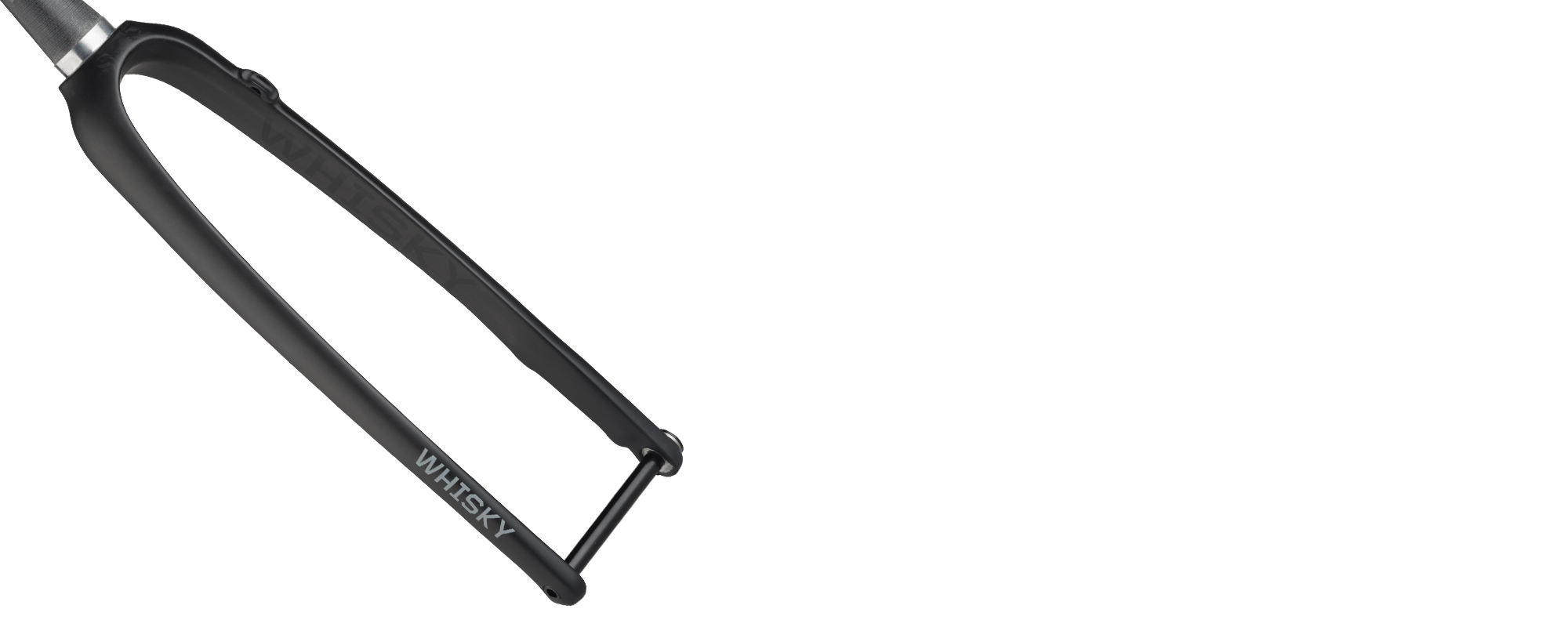 A full view of the fork at an angle
