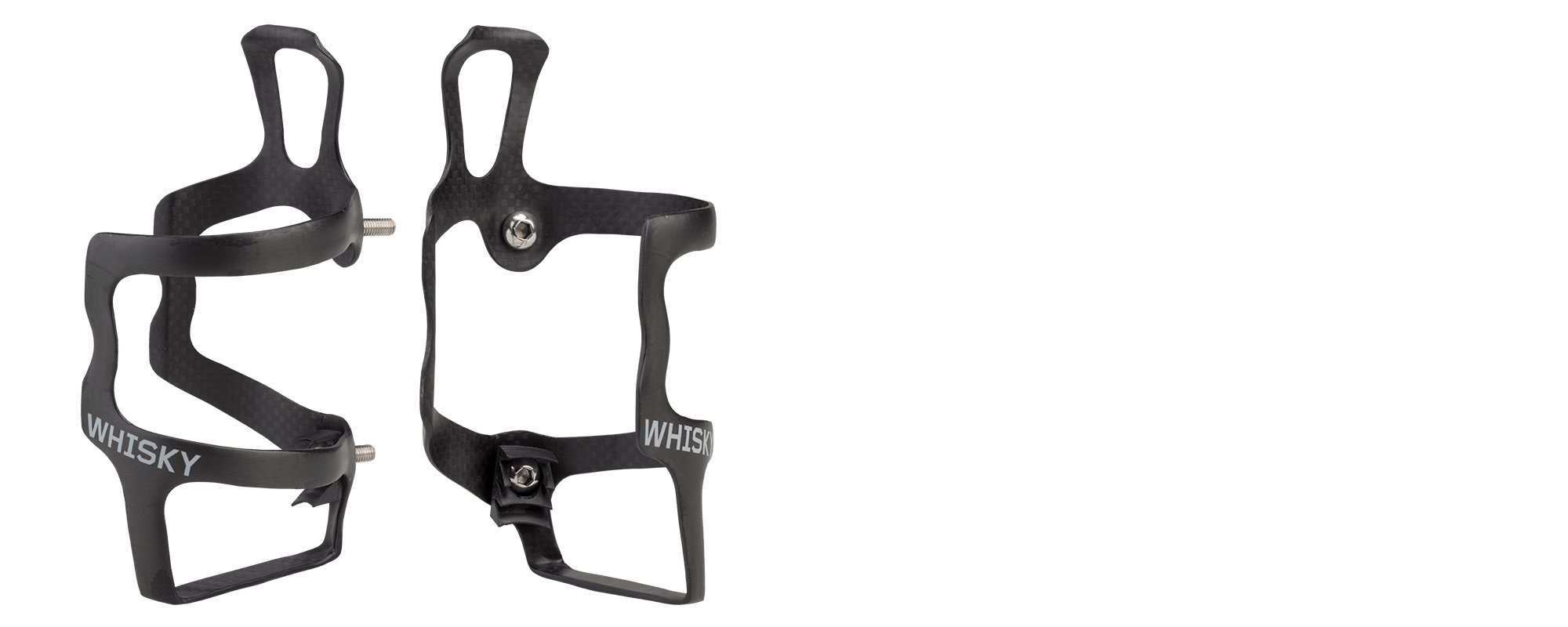 Whisky Parts Co - Carbon SEL Left Side Entry Bottle Cage - Matte Black