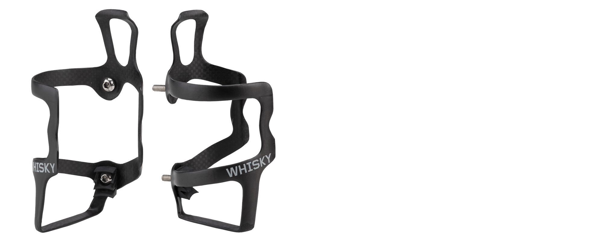 Whisky Parts Co - Carbon SER Right Side Entry Bottle Cage - Matte Black