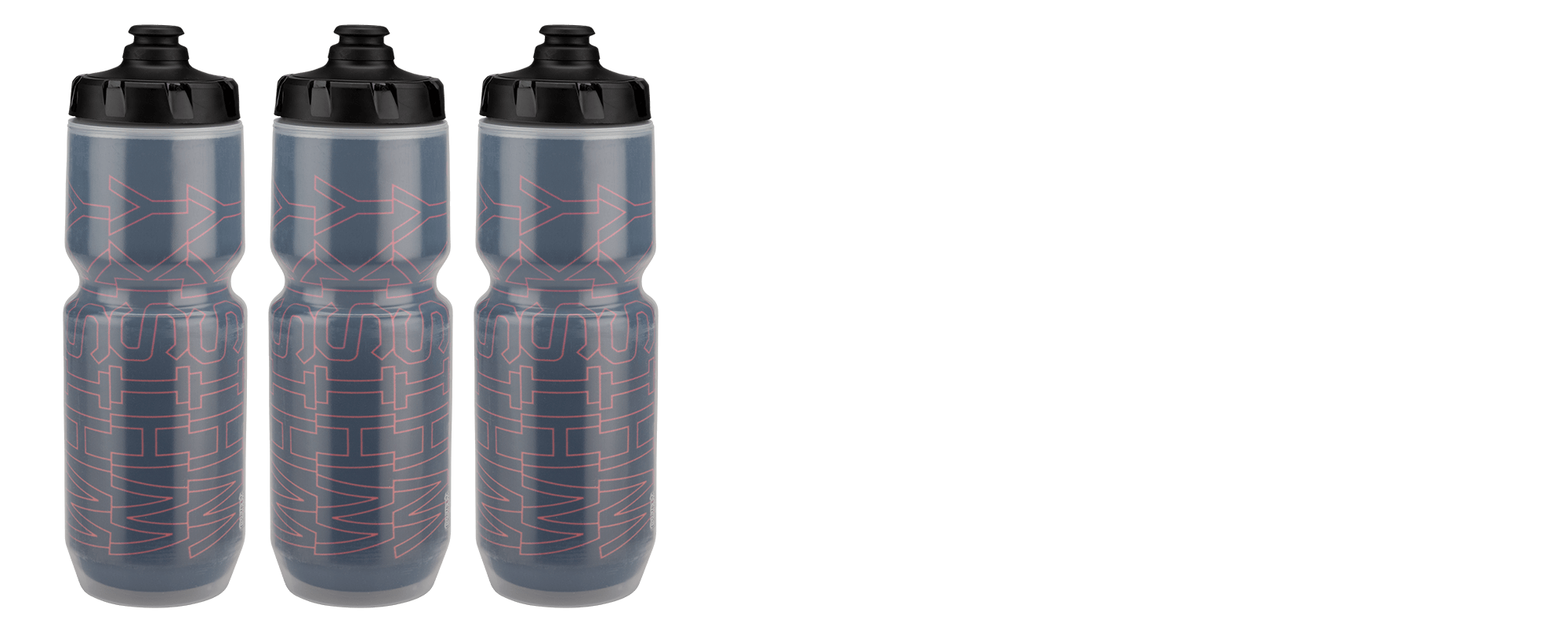 Whisky Outline Fade Water Bottle - Blue/Orange