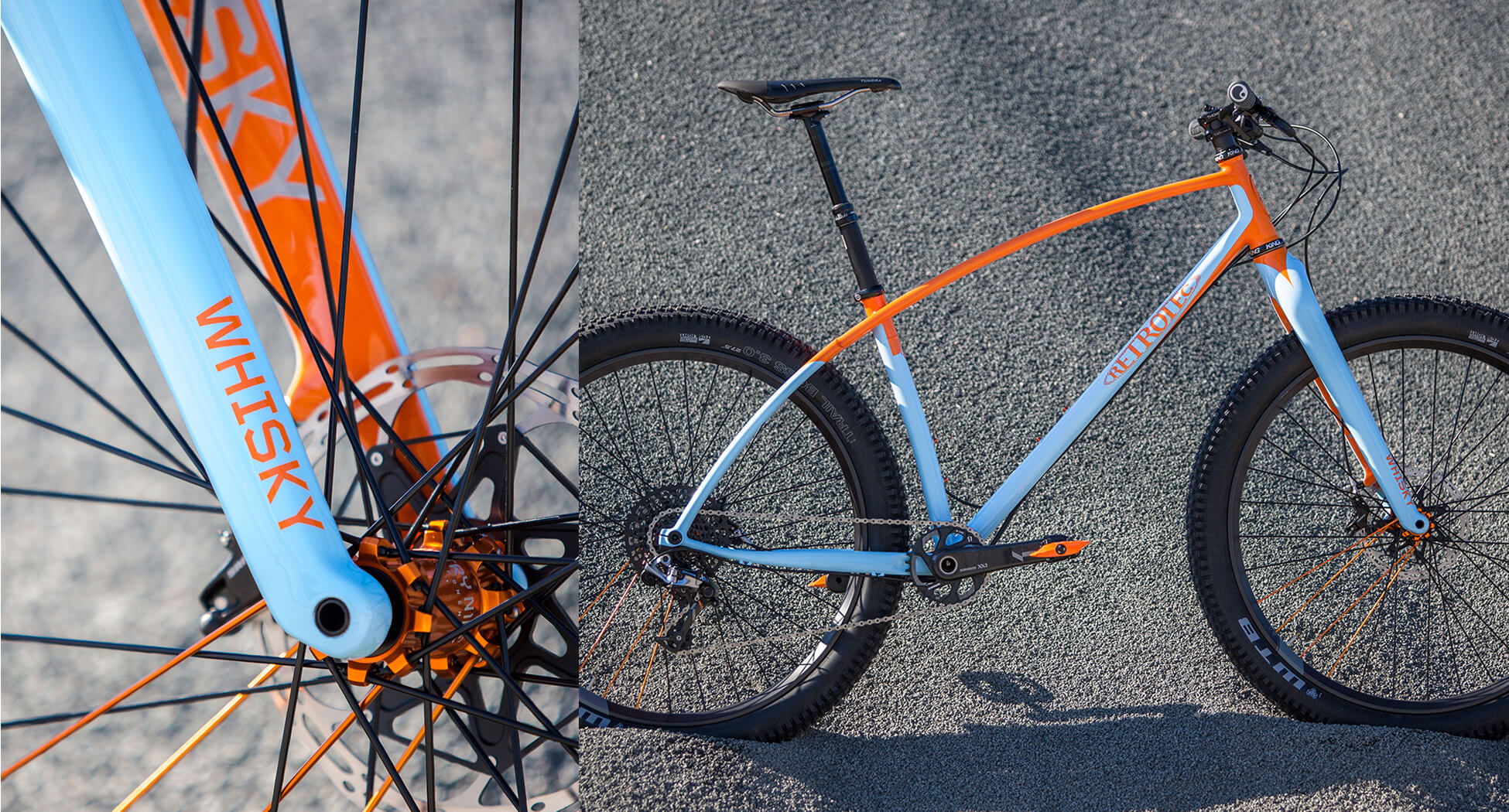 Retrotec 27.5 Plus Bike with Whisky Fork Detail
