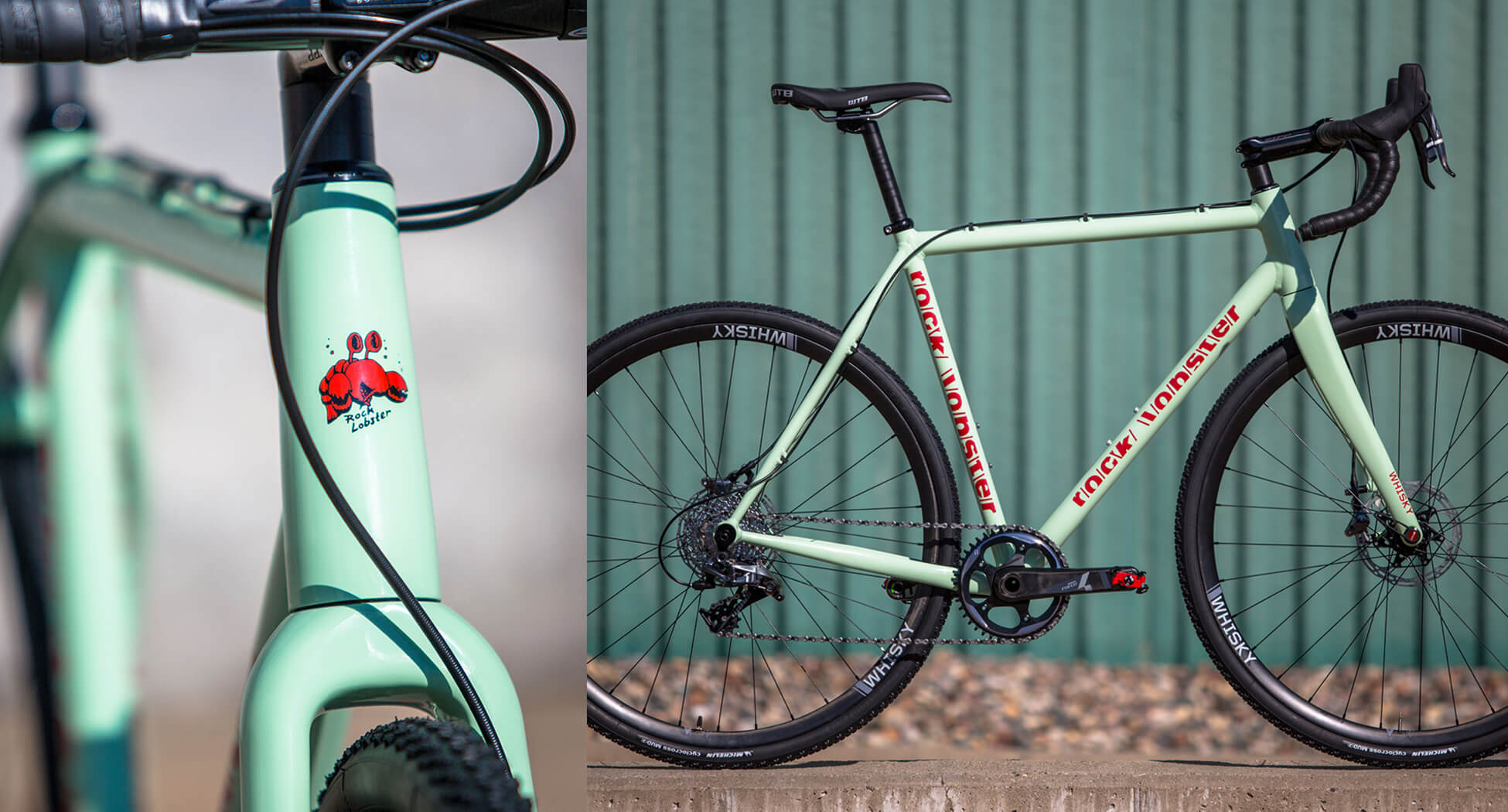 Rock Lobster CX Bike with Decal on Frame