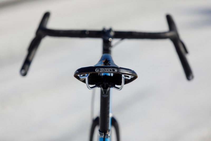 Brooks saddle rear.