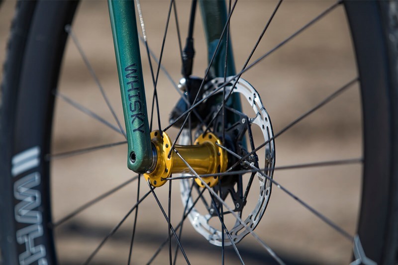 Whisky No. 9 RD+ fork on Rock Lobster custom gravel bike