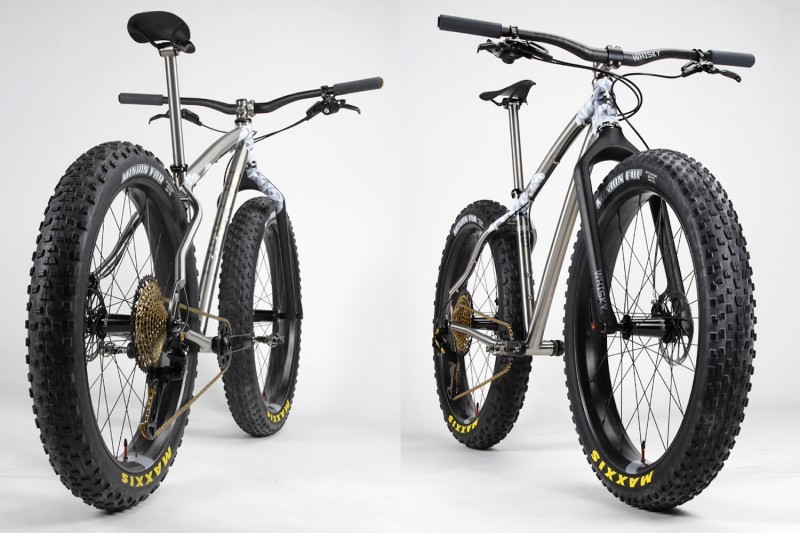 Front and rear views of the full bike.