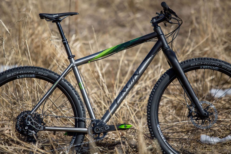 Engine 29er rigid MTB in close-up profile