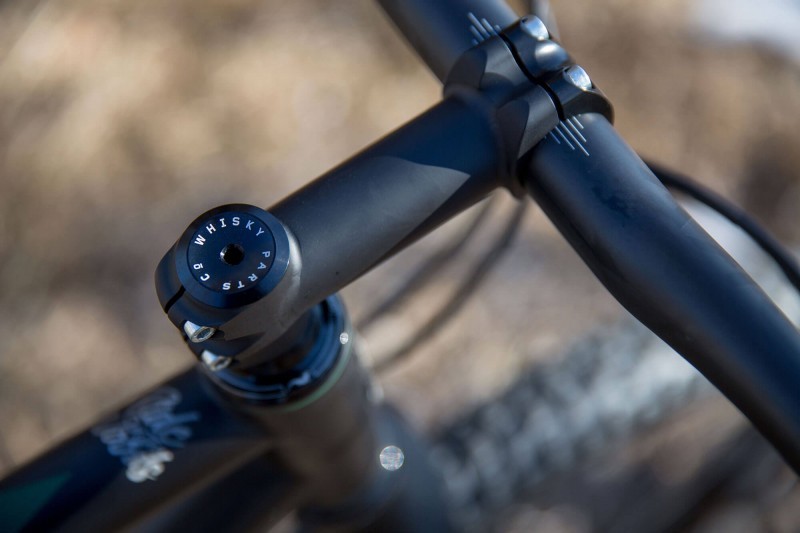 Close up of Engine 29er rigid MTB stem