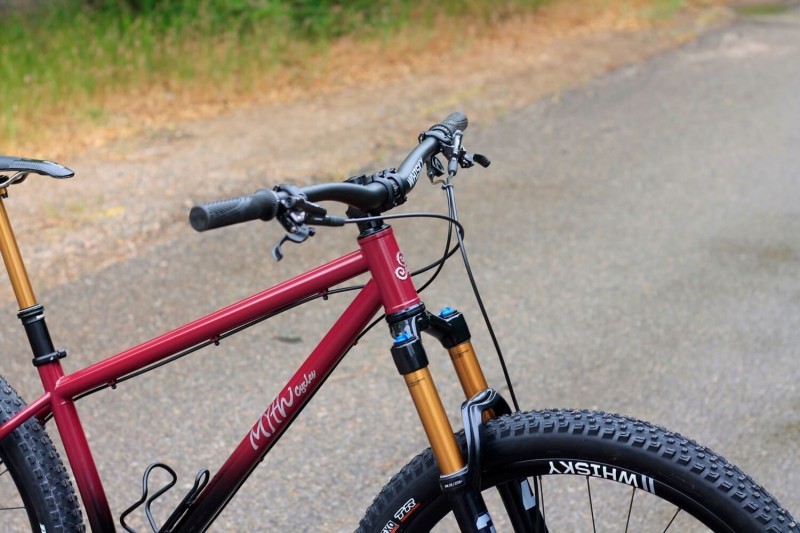 myth talos front wheel fork handlebars