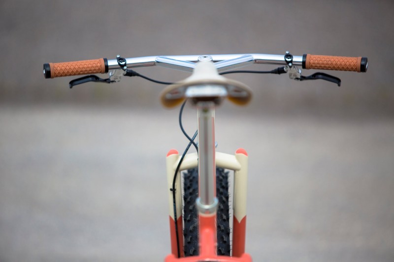 Rear detail on Retrotec Fat Single Speed