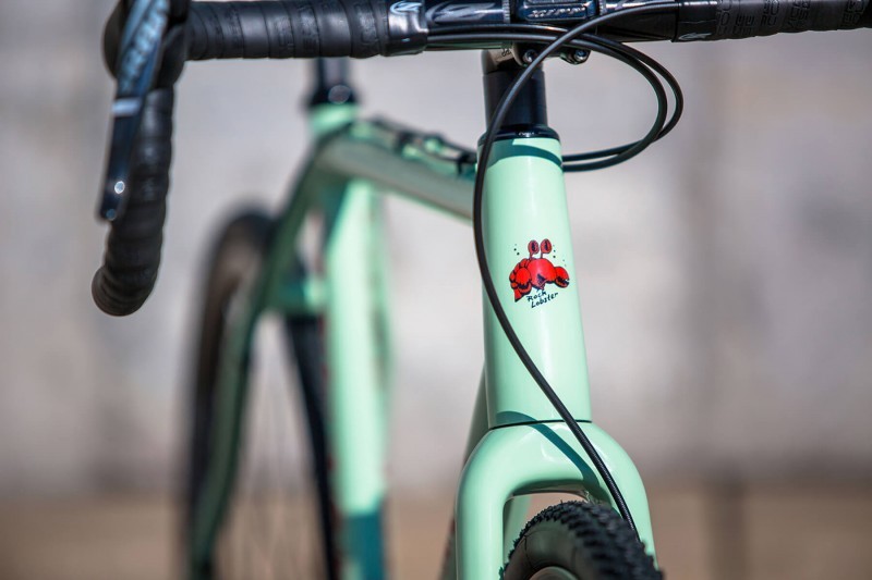 Head badge detail of Rock Lobster CX