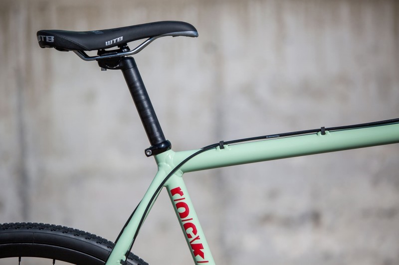 Seat tube detail with Whisky No. 7 Carbon Seatpost on Rock Lobster CX